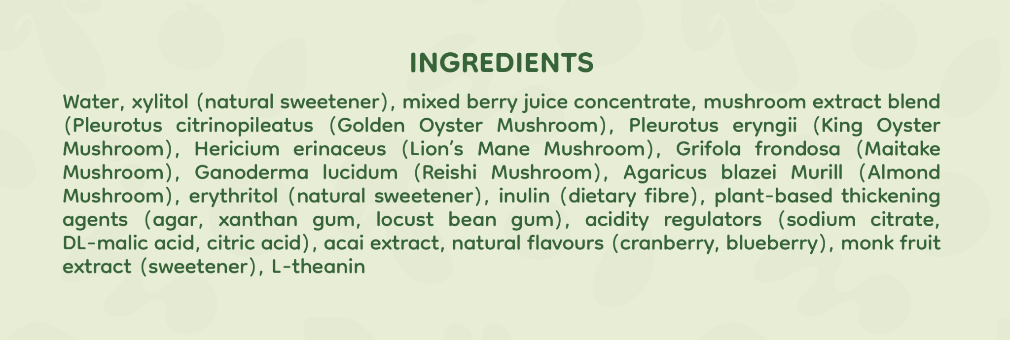 Everyday Mushroom Jelly Sample Pack (2 Sachets) - Jellbi